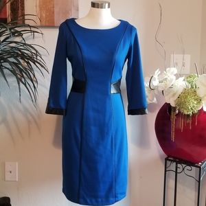 Leslie Fay Blue Dress Sz.10